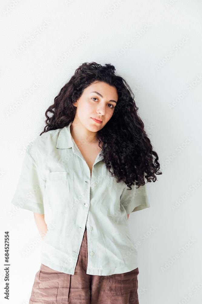 Beautiful young oriental brunette woman Beautiful young oriental brunette woman