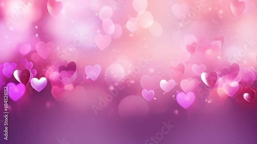 St. Valentine's and Love Day abstract bokeh background