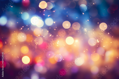 Cape Christmas Lights Wallpaper With Glitter Created Using Artificial Intelligence