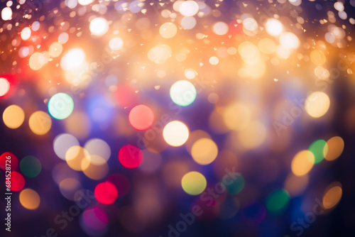 Cape Christmas Lights Wallpaper With Glitter Created Using Artificial Intelligence