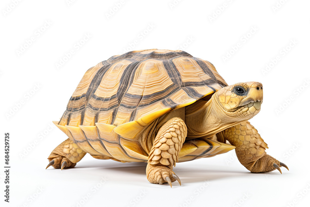 Obraz premium a tortoise isolated on a white background