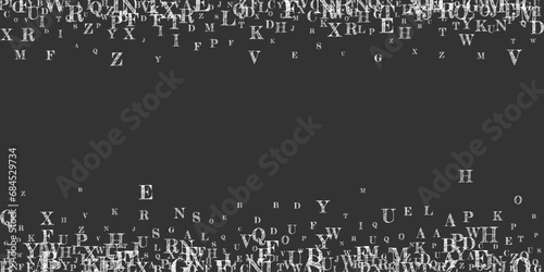 Concept of school background. White chalk