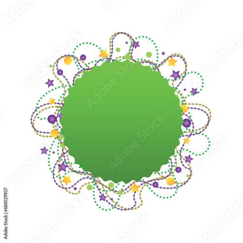 Mardi gras frame