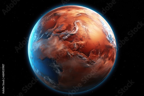 Mars Revealed: Mesmerizing Satellite Snapshot of the Red Planet