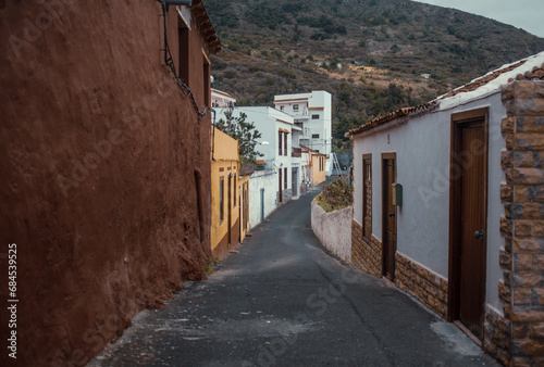 From the streets of the historical town Icod de los Vinos. Tenerife, Canary Islands, Spain