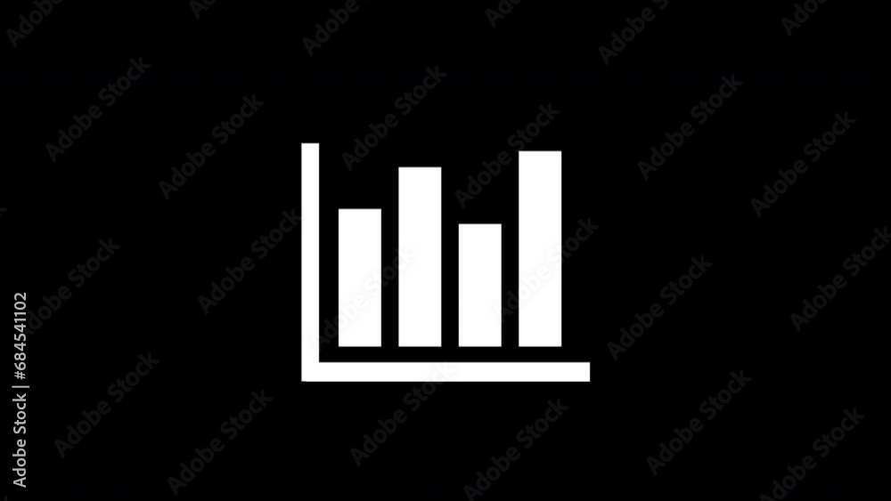 chart icon animation.4K motion animation. chart icon animation.4K motion animation.