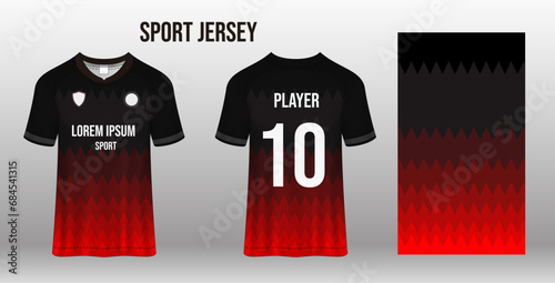 Vector sport jersey design fabric textile for sublimation shirt sublimation design vector