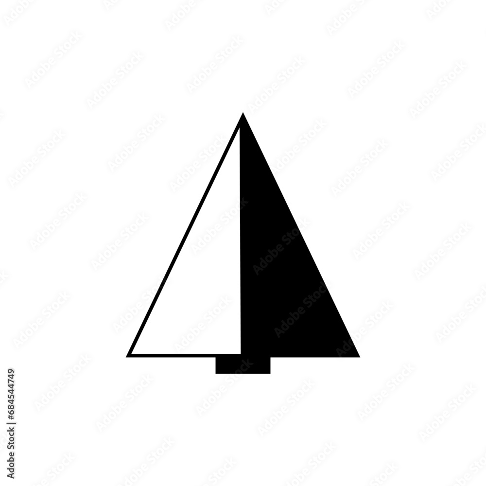Christmas tree vector icon. new year illustration sign. winter symbol. Christmas tree vector icon. new year illustration sign. winter symbol.