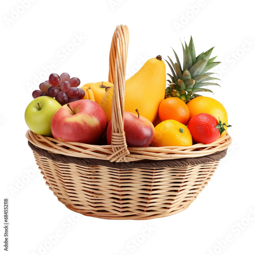 Fruit basket clip art