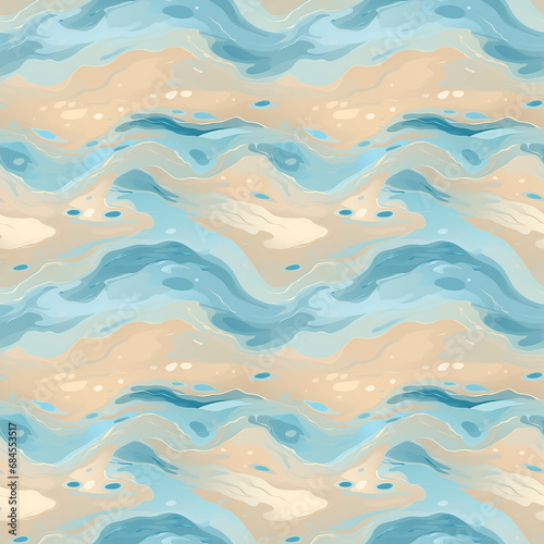 water surface over a sandy beach seamless pattern background