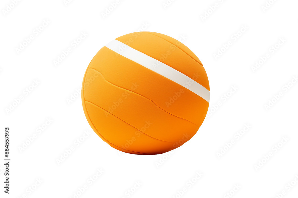 Volley Isle Isolated on Transparent Background. Ai