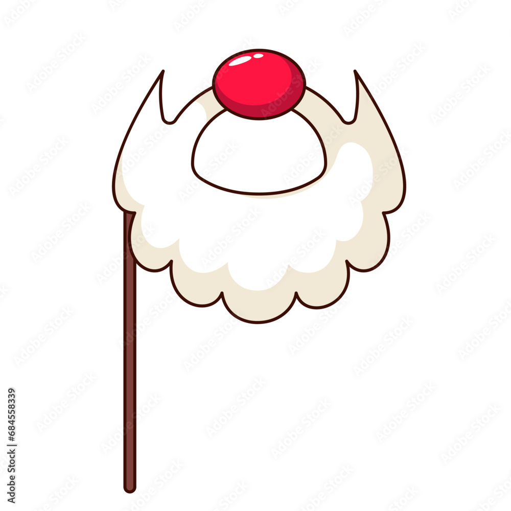 vetor-de-santa-claus-mask-vector-illustration-cartoon-isolated