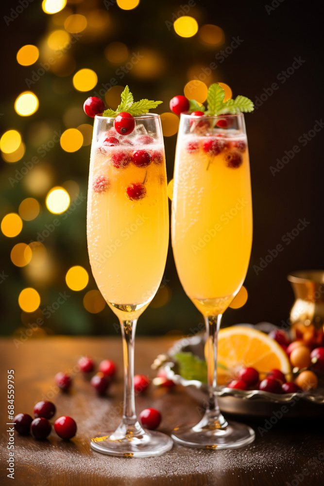 Holiday Sparkle: Festive Christmas Mimosa Infused with Apple Cider and Cranberries Holiday Sparkle: Festive Christmas Mimosa Infused with Apple Cider and Cranberries