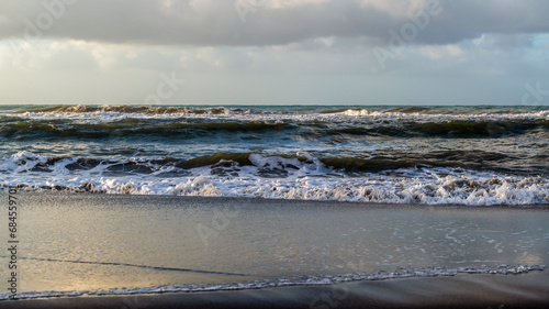 Littoral un jour de tempête photo