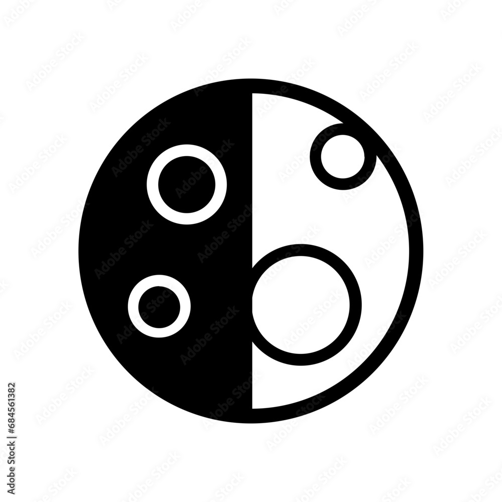 Moon Icon Illustration Moon Icon Illustration