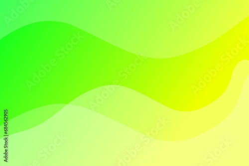 abstract gradient green background with waves