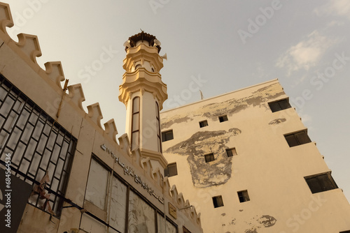 Al Maghrabi Masjid Mosque in Souq Al Alawi, Jeddah Saudi Arabia photo