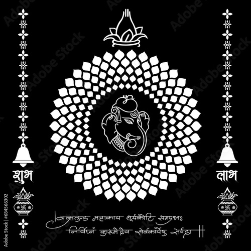 Laser Cutting Design For Mandir or Temple Ganesha