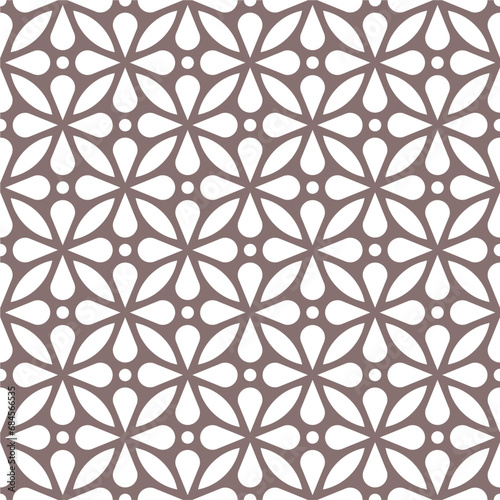 Seamless geometric pattern with a modern style