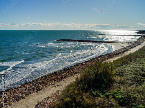 Winter sea landscape, seen from above © oscar0