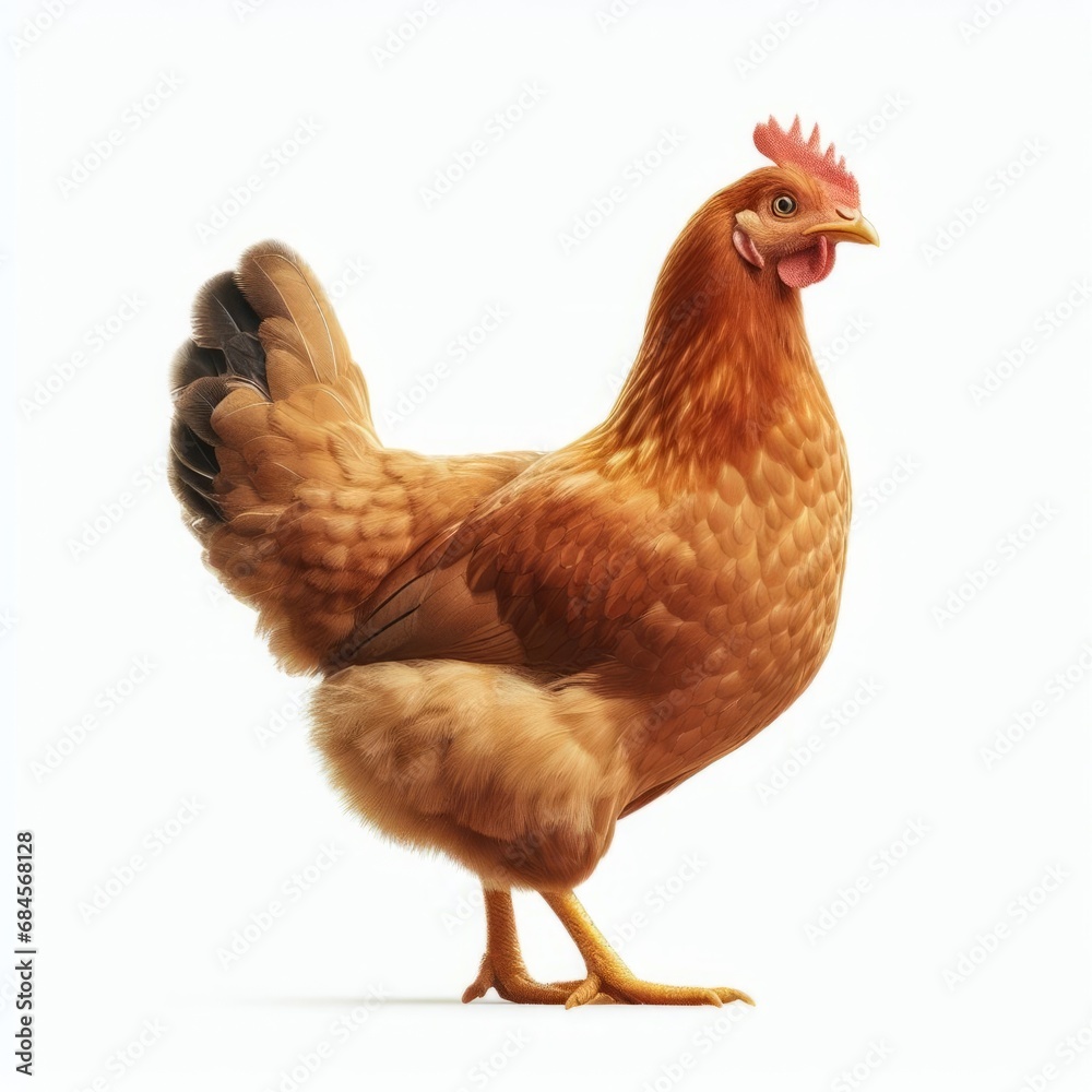 Fototapeta premium hen and chicken