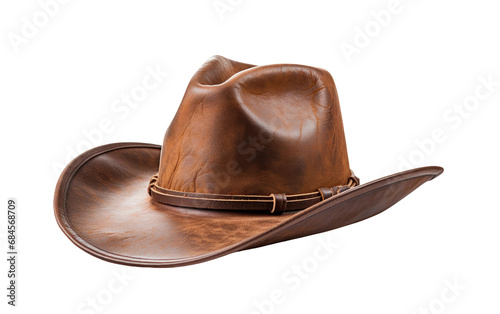 Western Emblem Cowboys Iconic Headwear on White or PNG Transparent Background