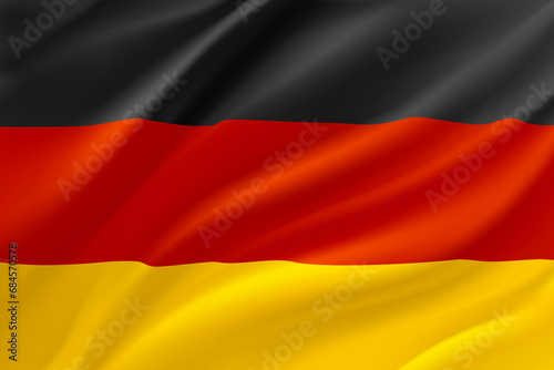 National flag of Germany. 3d vector illustration

 photo