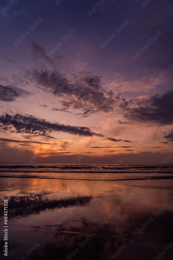 sunset over the beach, lakshadweep beach scene sunset over the beach, lakshadweep beach scene