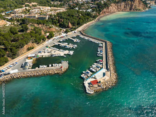 Puerto deportivo de Altea en la costa Mediterránea