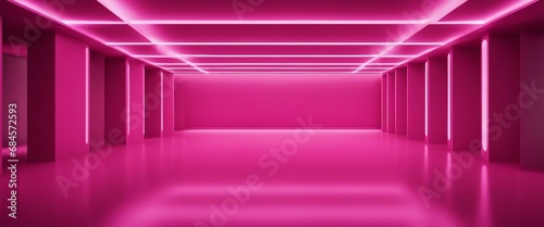 The smooth transition from deep to light magenta sets a vibrant stage, perfect for fashion © vanAmsen