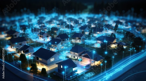 Smart City Network Concept
