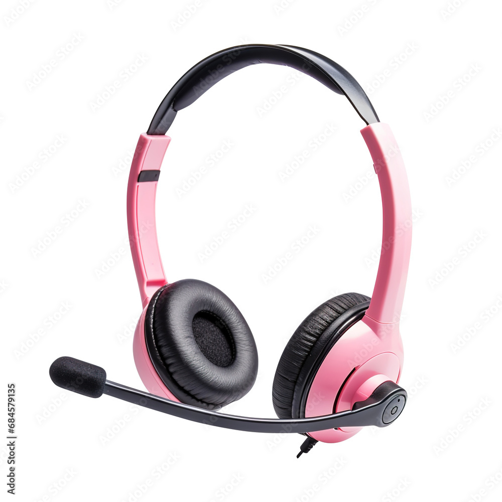headphones with microphone isolated on transparent background Remove png, Clipping Path headphones with microphone isolated on transparent background Remove png, Clipping Path