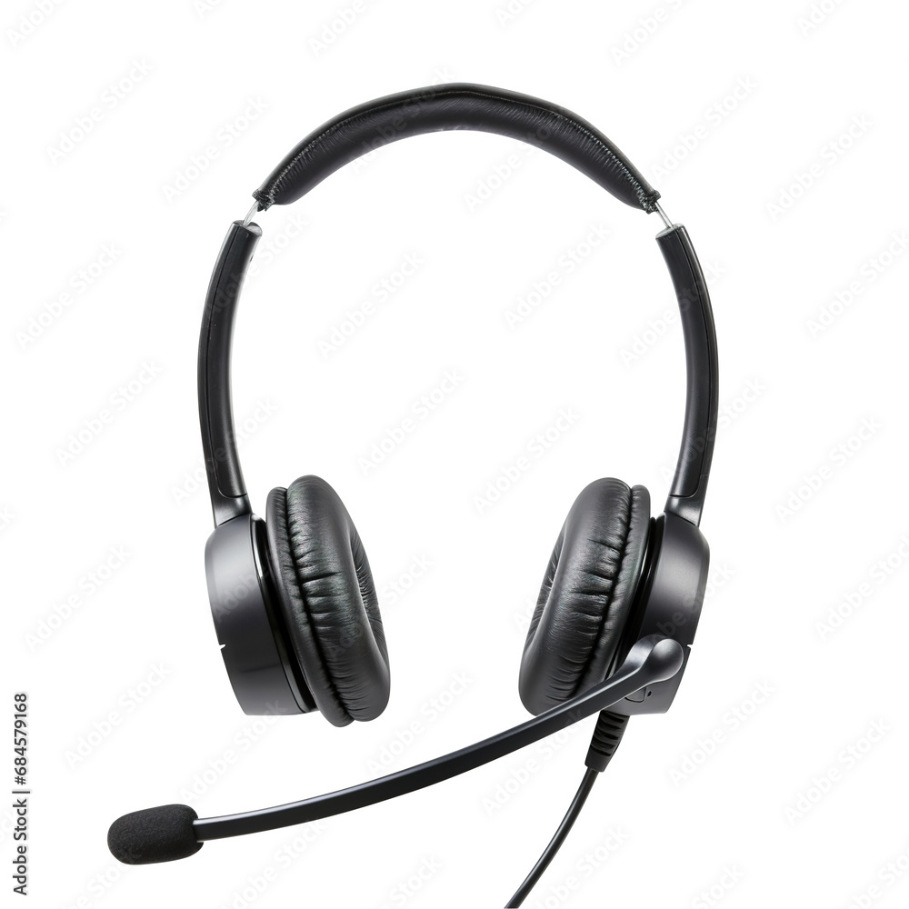 headphones with microphone isolated on transparent background Remove png, Clipping Path headphones with microphone isolated on transparent background Remove png, Clipping Path