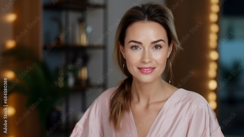 Portrait of beautiful woman. Portrait of beautiful woman.