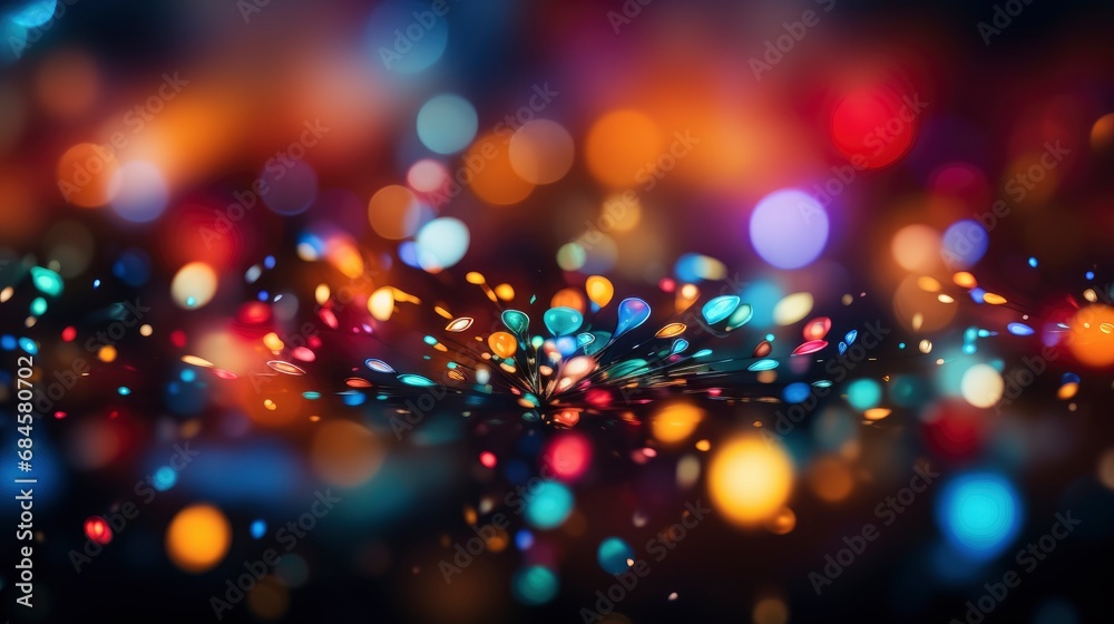 Blurry Lights Bokeh Defocused Abstract Background , Background HD, Illustrations