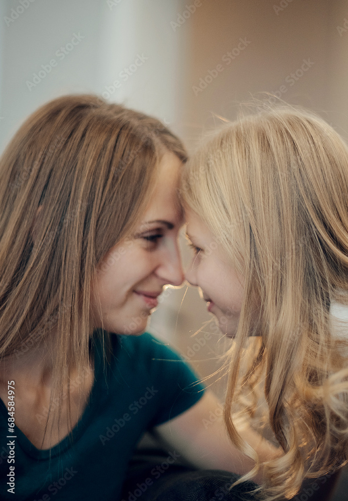mother's love concept. mother and daughter spend time together mother's love concept. mother and daughter spend time together