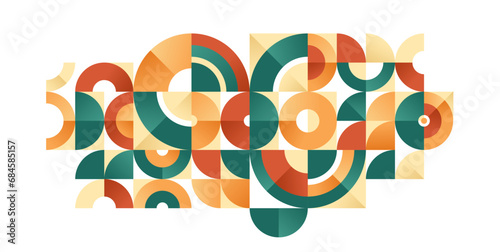 Abstract geometric vector background in native colors, tilling wall interior style wallpaper, bathroom tiles, minimal trendy design composition.
