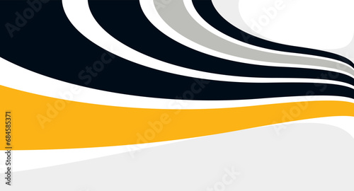 3D lines in motion vector abstract background, creative and dimensional curved stripes dynamic composition, motion and technology.