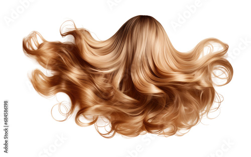 Style Enhancers Versatile Hair Extension Option on White or PNG Transparent Background