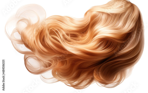 Lengthening Styles Hair Extensions Versatility on White or PNG Transparent Background photo