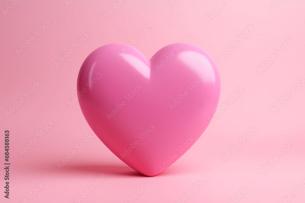 pink heart shaped object on pink background, accurate and detailed, soft-focus technique, colorized, rounded, simplified colors