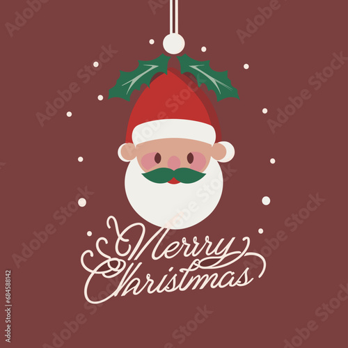 Merry Christmas and Happy New Year Set of greeting cards, posters, holiday covers. Xmas Design with beautiful snowflakes in modern line art style on red background. Christmas tree, border frame, decor