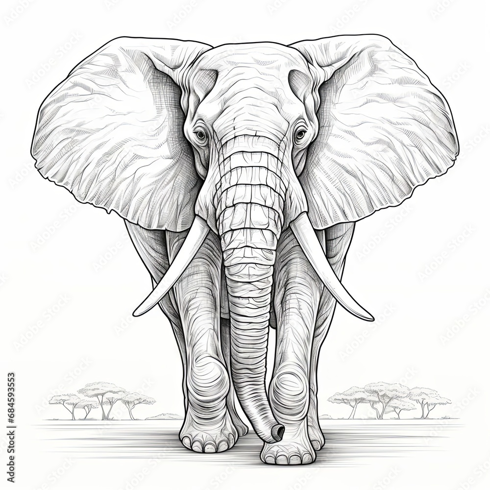 Elephant Wonders Coloring Sheet Elephant Wonders Coloring Sheet