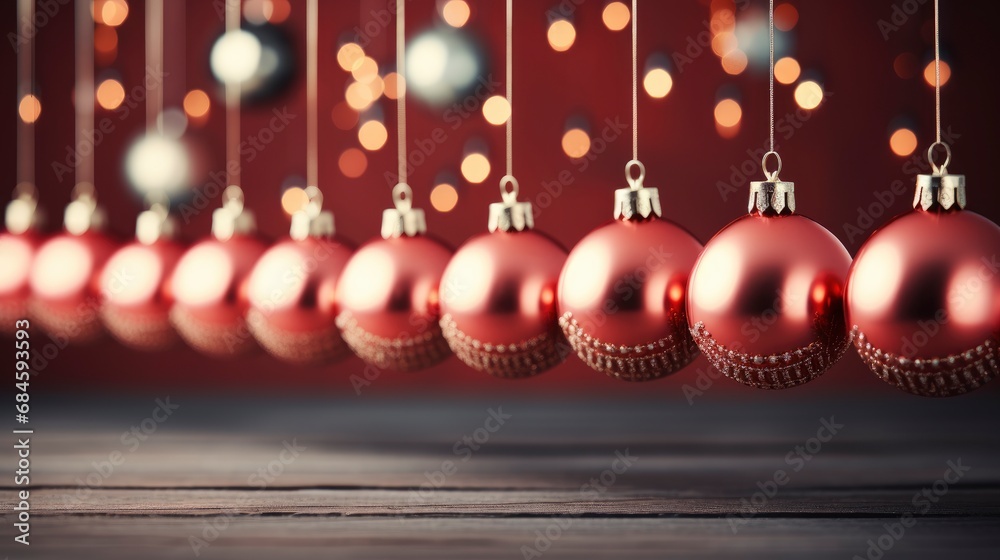 Red Golden Balls Illuminated Garland Flashlights , Background HD, Illustrations Red Golden Balls Illuminated Garland Flashlights , Background HD, Illustrations