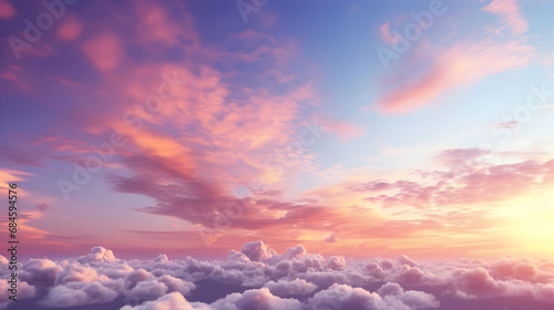 Twilight Skies, Atardecer Colorado, Bright epic sky, Purple Sunset Cloud,Generated Ai © ali