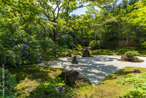 宮城松島 円通院 初夏の庭園風景