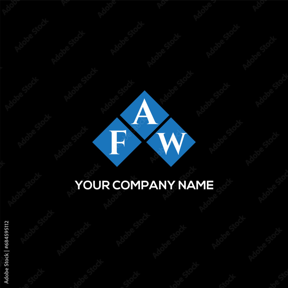AFW letter logo design on black background. AFW creative initials letter logo concept. AFW letter design.
AFW letter logo design on black background. AFW creative initials letter logo concept. AFW letter design.