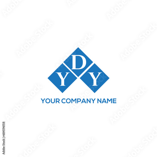 DYY letter logo design on white background. DYY creative initials letter logo concept. DYY letter design.
 photo