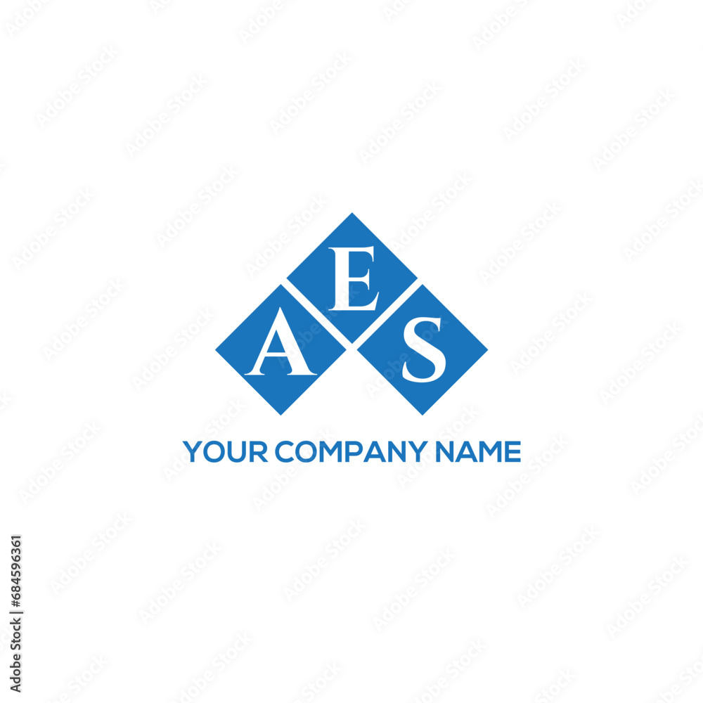 Fototapeta premium EAS letter logo design on white background. EAS creative initials letter logo concept. EAS letter design. 