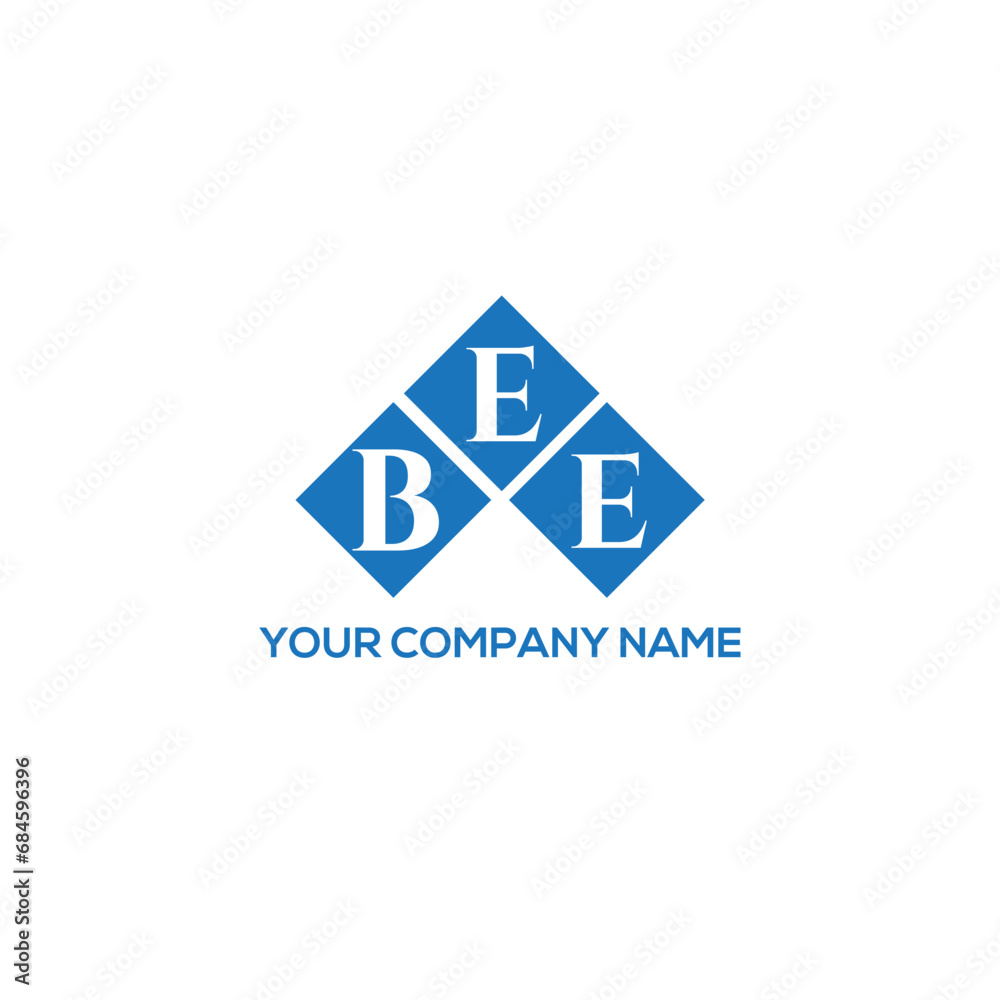 EBE letter logo design on white background. EBE creative initials letter logo concept. EBE letter design.
